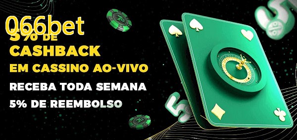 Promoções do cassino ao Vivo 066bet